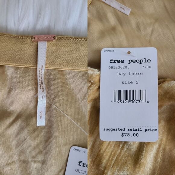 NWT|Free People Hay There Noa Velvet Slip Maxi Skirt, SMALL - Picture 6 of 7